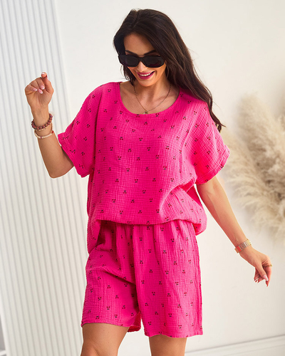 Royalfashion Set de vară din bumbac pentru femei