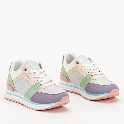 Pantofi sport multicolori de dama cu sclipici Berilan - Incaltaminte