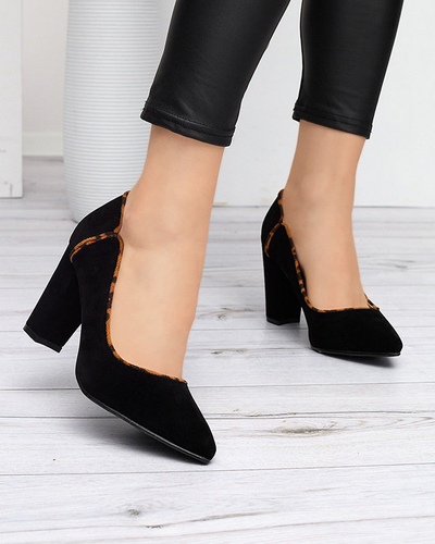 OUTLET Pantofi de damă negri pe post de pantofi Scalmi- Footwear