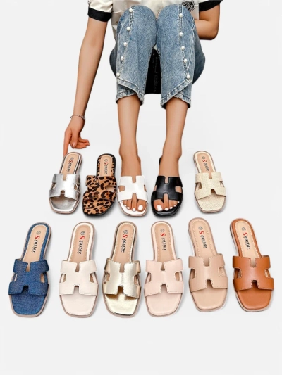 Sandale cu talpă plată pentru femei Royalfashion Eval