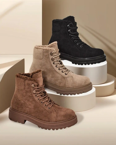 Ghetele de glezna pentru femei Royalfashion Vesot cu sireturi