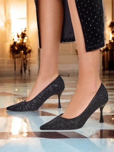 Pompe pentru femei Royalfashion cu zirconii Letello