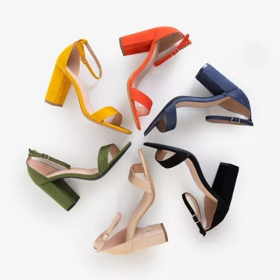 OUTLET Sandale de dama albastre bleumarin pe postul Anniet - Încălțăminte