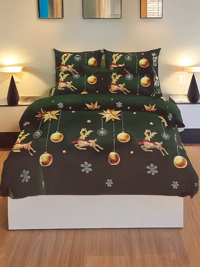 Royalfashion set de lenjerie de Crăciun 160x200 complet 3-PARTE