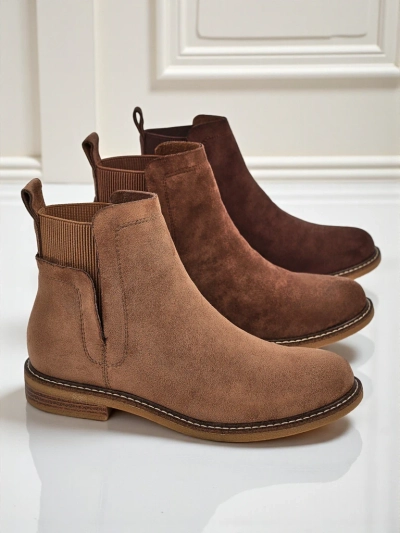 Gyal dem boot ala Chelsea boot fram eko-suedha Veysi