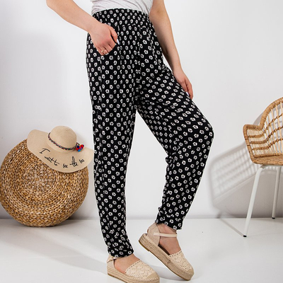 Pantaloni pentru femei cu model PLUS SIZE - Îmbrăcăminte