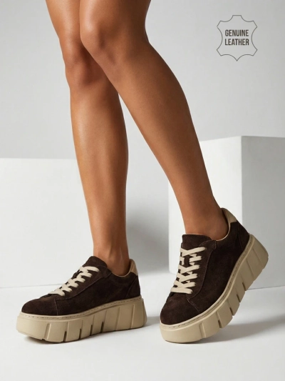 Sneakers sport damă din piele naturală Eller