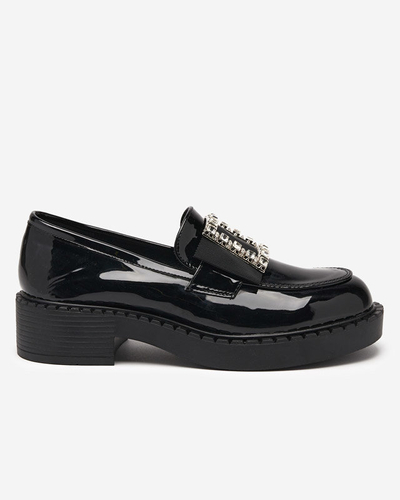 OUTLET Pantofi lacuiti cu catarama neagra. Fogim- Încălțăminte