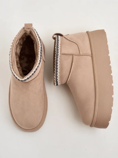 Royalfashion Cizme scurte pentru femei a'la cizme de zăpadă Xoalla