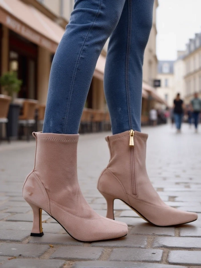 Royalfashion Botine cu toc înalt pentru femei Lanoi