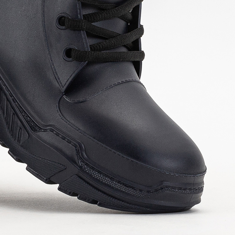 Cizme de dama bleumarin cizme cauciuc a'la Aiax - Incaltaminte