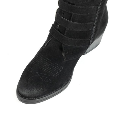 Cizme negre pe stâlpul Grand Grand - Încălțăminte