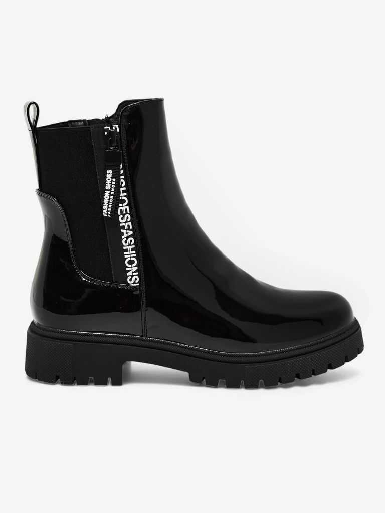 Botine de damă lăcuite Somaliane