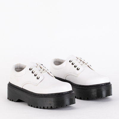 OUTLET Pantofi pentru dama alb mat Diozzy - Incaltaminte