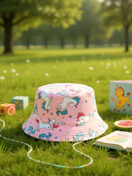 Royalfashion Pălărie tip bucket pentru copii Color Splash Bucket