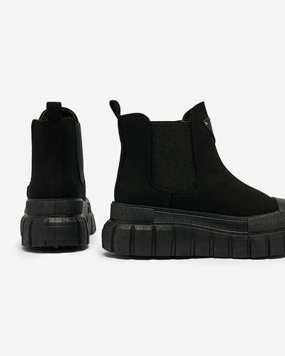 Royalfashion Negru adidași înalți pentru femei Nexeri