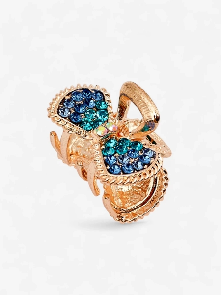 Royalfashion Agrafă de păr cu pietre strălucitoare Rhinestones Sparkle Twirl