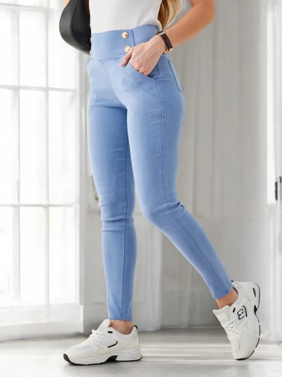 Royalfashion Treggings din bumbac pentru femei