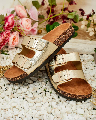 Royalfashion Flip-flops cu talpă plată Rill pentru femei