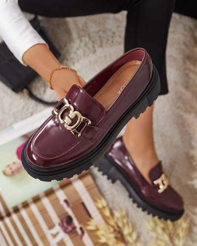 Royalfashion Mocasini lăcuiți de damă Bevevra