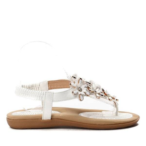 OUTLET Flip-flops albe Joslyn - Încălțăminte