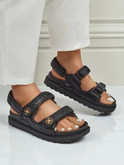 Royalfashion Sandale de damă cu talpă mai groasă Vivere
