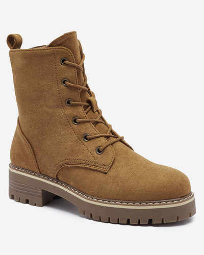 Cizme de trapper pentru femei maro Priviea - Încălțăminte