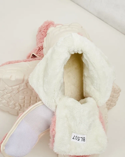 Royalfashion Cizme de iarnă pentru femei cu piele de oaie Segulla
