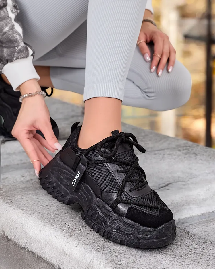 Royalfashion Adidași cu platformă pentru femei Bereya