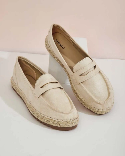 Royalfashion Mocasini de damă din piele întoarsă eko Monum