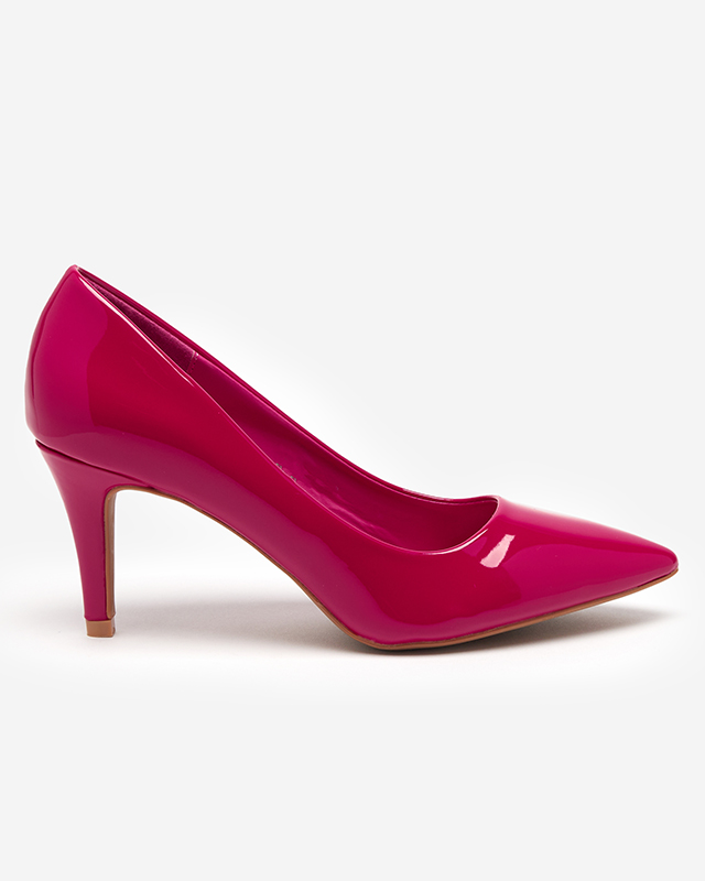 Pompe lacuite fuchsia pe stiletto Brucie - Incaltaminte