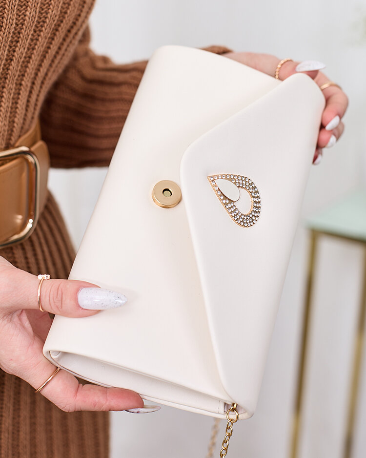 Royalfashion Geantă de ambreiaj pentru femei bej