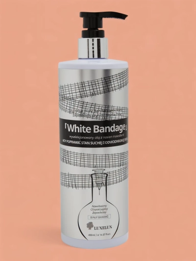 Luxelux Gel de Duș cu Bandaj Alb 400 ml