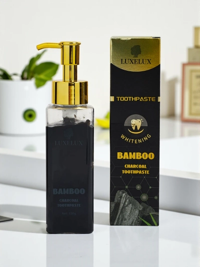 LUXELUX Wybielająca pasta do zębów z tauryną i aktywnym węglem