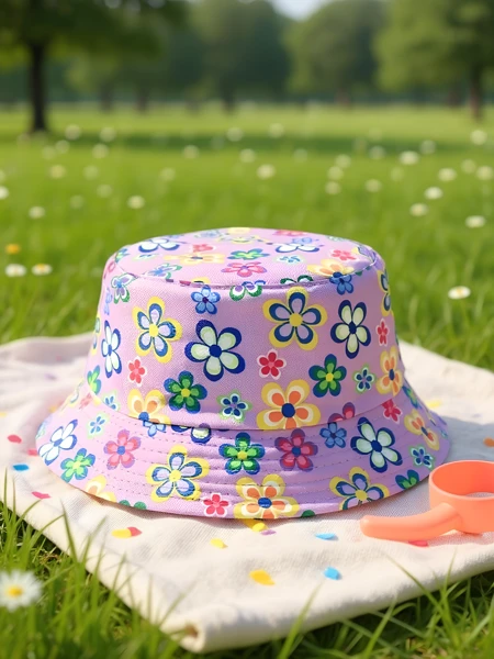 Royalfashion Pălărie tip găleată pentru copii Color Splash Bucket