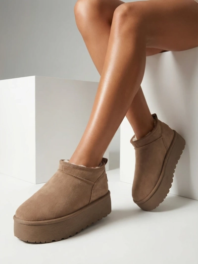 Royalfashion Cizme scurte pentru femei a'la cizme de zăpadă Ozozi