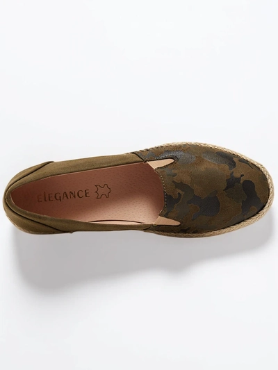 Espadrile verzi pentru femei în Nuhente camo - Încălțăminte