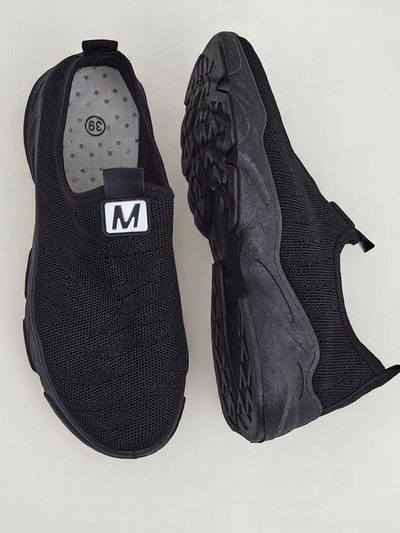 Royalfashion Wsuwane damskie materiałowe buty sportowe Flex Move