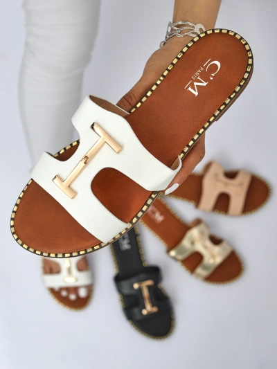 Royalfashion Sandale de damă cu talpă joasă Maya Louise