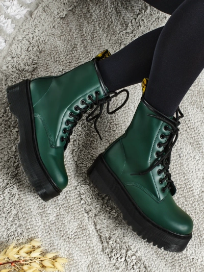 Botine workeri de damă cu imprimeu Isadore