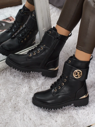 Botine workery dama cu decorațiuni Lorice