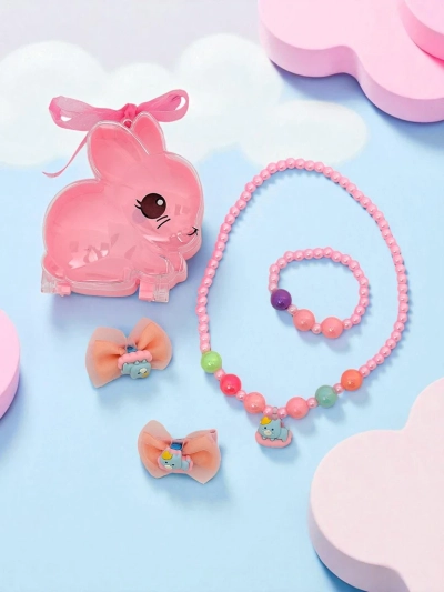 Set de bijuterii pentru copii Bambina Allegra Roz