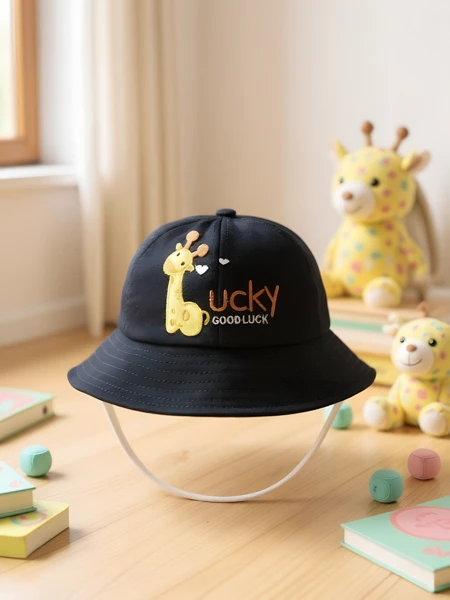 Royalfashion Pălărie tip bucket pentru copii Happy Patches