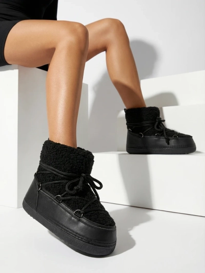 Cizme de zăpadă de damă cu blană Uvella