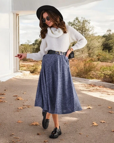 Fusta midi pentru femei de la Royalfashion