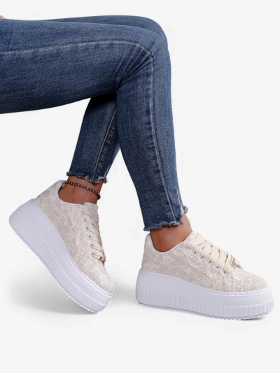 Royalfashion Adidași Sport pentru Femei cu Dantelă Coronna