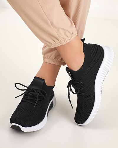 Pantofi sport dama Merisal alb-negru - Incaltaminte