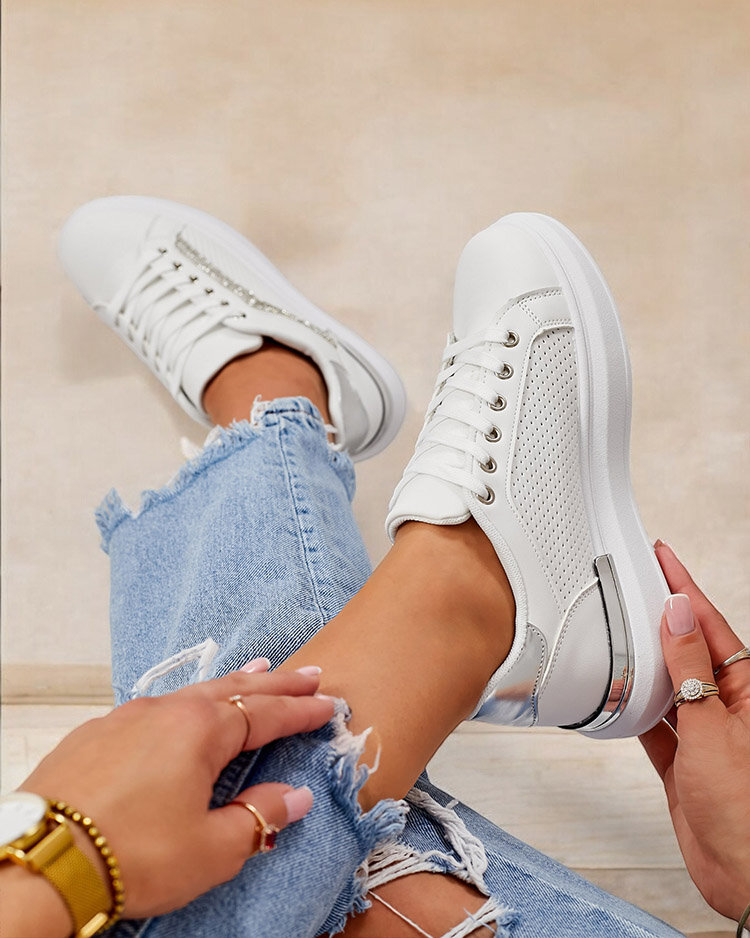 Royalfashion Pantofi sport de damă traforați Muffase