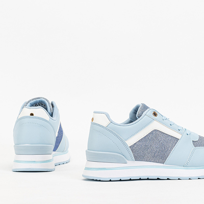 Pantofi sport de damă albaștri cu sclipici Berilan - Încălțăminte