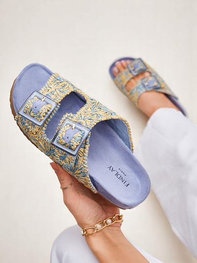 Royalfashion Sandale dama cu catarame Samorra